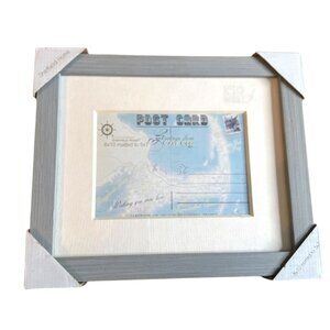 Sheffield Home Nantucket Grey 8x10 Frame Matted To 5x7